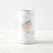 ドイツ・スタイン記念英国軍 ビールジョッキ (正面左)