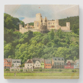 ドイツ、ストーンコースターライン川城 ストーンコースター