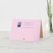 ドイツ・スピッツ・ドッグ「私はスマイルできるから」カード カード (裏面)