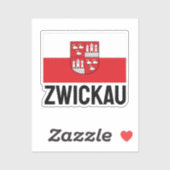 ドイツ・ズウィッカ国旗 シール (シート)