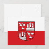 ドイツ・ズウィッカ国旗 ポストカード (正面/裏面)