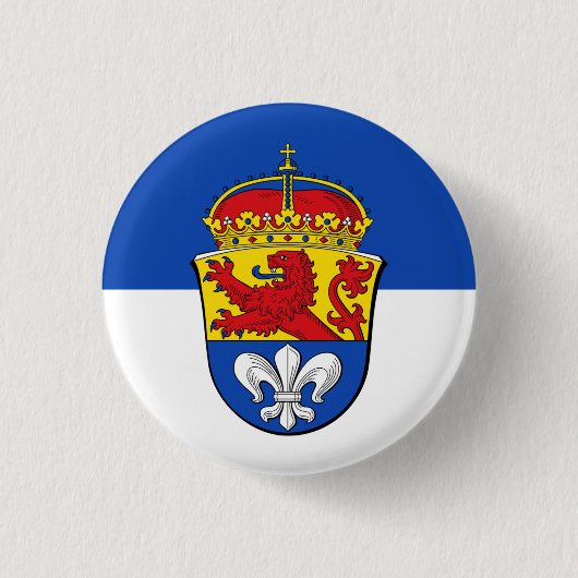 ドイツ，ダルムシュタット国旗 缶バッジ (正面)