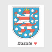 ドイツ、チューリンゲン州のコート シール (シート)