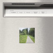 ドイツ、チューリンゲン、森の中の道 マグネット (インサイチュ (食洗機))