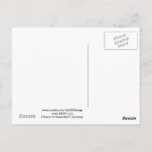 ドイツ、デュッセルドルフの旧市街にある塔のポストカード ポストカード (裏面)