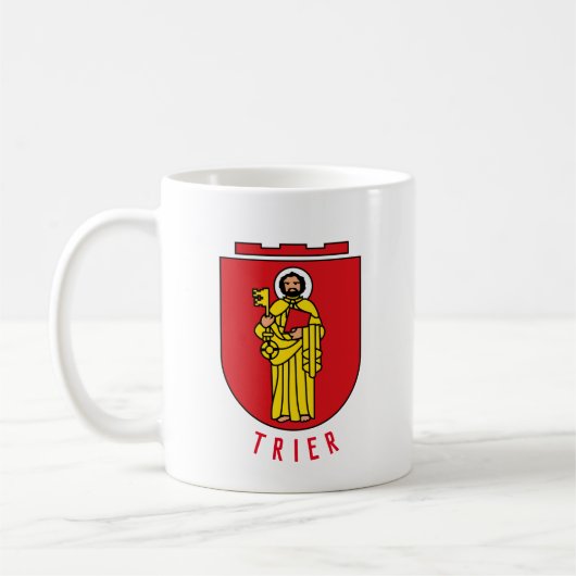 ドイツ、トリアの紋章 コーヒーマグカップ (左)