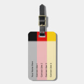 ドイツ-ドイツの旗 ラゲッジタグ (正面縦)