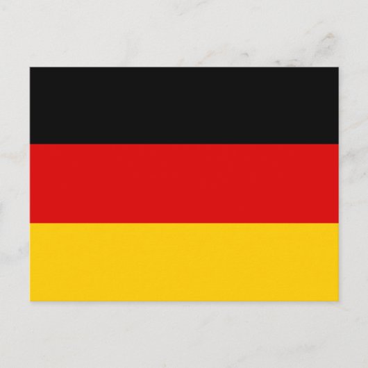 ドイツ – ドイツ国旗 ポストカード (正面)