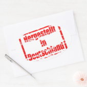 ドイツ – ドイツ製 楕円形シール (封筒)