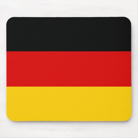 ドイツ(ドイツ)国旗 マウスパッド (正面)
