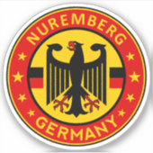 ドイツ，ニュルンベルク，ドイツ，ニュルンベルク シール (正面)
