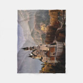 ドイツ·ヌシュワンシュタイン城 フリースブランケット (正面)