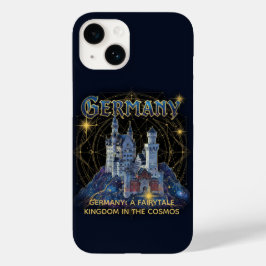 ドイツ ノイシュヴァンシュタイン城の天体アート Case-Mate iPhone 14ケース