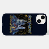 ドイツ ノイシュヴァンシュタイン城の天体アート Case-Mate iPhoneケース (裏面 (横))