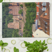 ドイツ·ハイデルベルクの旧城 キッチンタオル (折り畳み)