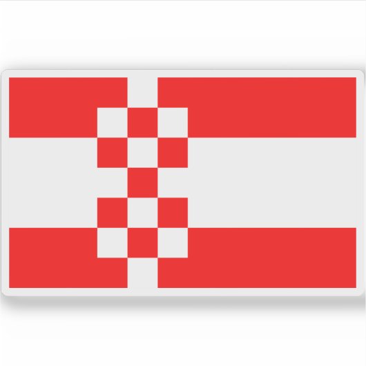 ドイツ・ハム国旗 シール (正面)