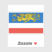 ドイツ・ハンセシュタット・ロストック国旗 シール (シート)