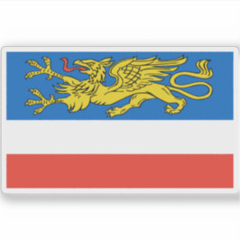 ドイツ・ハンセシュタット・ロストック国旗 シール