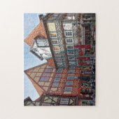 ドイツ，ハンノベルシュ – ミュンデン歴史地区 ジグソーパズル (縦)