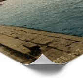 ドイツ，ハンブルク，エルベ ポスター (角)