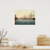 ドイツ，ハンブルク，エルベ ポスター (キッチン)