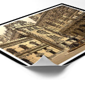 ドイツ，ハンブルク，コートハウス ポスター (角)