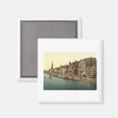 ドイツ，ハンブルク，ドベンフリース マグネット (正面/裏面)