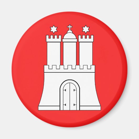 ドイツ，ハンブルク マグネット (正面)