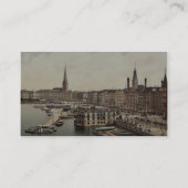 ドイツ、ハンブルク、北部のユングフェルンスタイグ 名刺 (裏面)