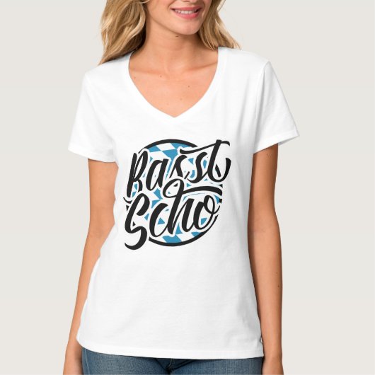 ドイツ、バイエルン州バスト・シことわざ Tシャツ (正面)