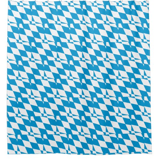 ドイツ,バイエルン州旗とシャワーカーテン シャワーカーテン (正面)