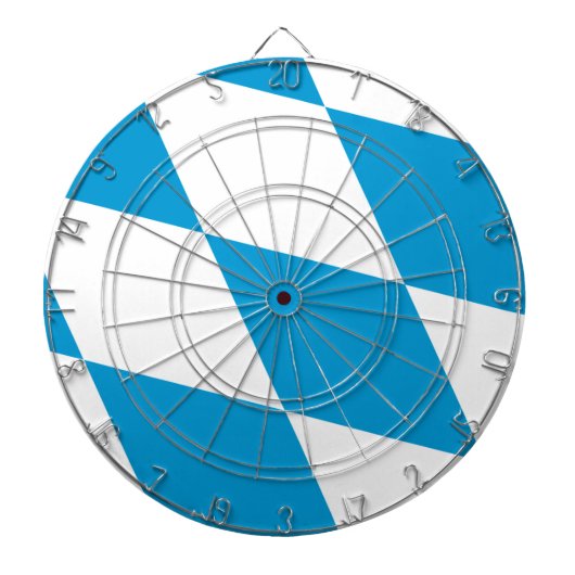 ドイツ，バイエルン州旗と共にダーツボード ダーツボード (正面)