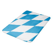 ドイツ，バイエルン州旗を持つ大浴場 バスマット (アングル)