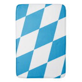 ドイツ，バイエルン州旗を持つ大浴場 バスマット (正面縦)