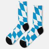 ドイツ、バイエルン州旗を持つ女性用ソックス ソックス (左)