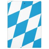 ドイツ、バイエルン州旗を持つ愛国的なクリップボード クリップボード (裏面)