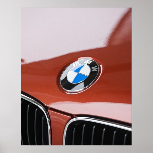 ドイツ、バイエルン州、ミュンヘン。BMW Welt カー2 ポスター (正面)
