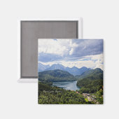 ドイツ，バイエルン，アルプシー湖 マグネット (正面/裏面)