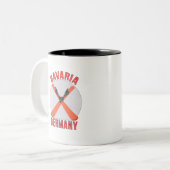 ドイツ，バイエルン ツートーンマグカップ (正面左)