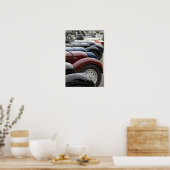 ドイツ、バイエルン・バイエルン、ミュンヘン。BMWウェルト車 ポスター (キッチン)