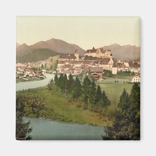 ドイツ,バイエルン,フッセン マグネット (正面)