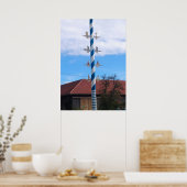 ドイツ、バイエルン；ヴィレッジメイポール ポスター (キッチン)