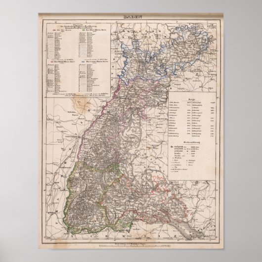 ドイツ，バーデン ポスター (正面)