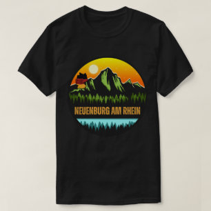 ドイツ、バーデン＝ヴュルテンベルク州、ライン川沿いのノインキルヒェン Tシャツ