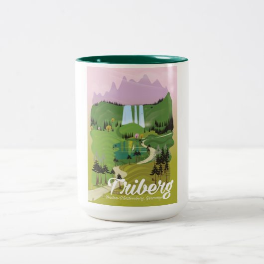 ドイツ,バーデン – ヴュルテンベルク ツートーンマグカップ (中央)