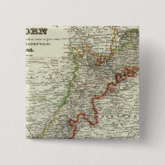 ドイツ，バーデン 缶バッジ (正面)