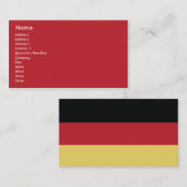 ドイツ-ビジネス 名刺 (正面/裏面)
