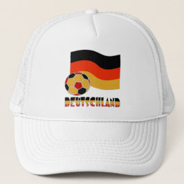 ドイツ フットボール グレー縁 フラッグ キャップ