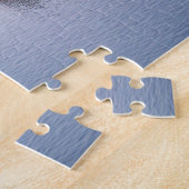 ドイツ，フランクフルトの夕日 ジグソーパズル (側面)