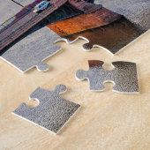 ドイツ,フランクフルトの夕日 ジグソーパズル (側面)